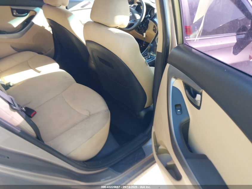 2013 Hyundai Elantra Gls/Limited VIN: 5NPDH4AEXDH215986 Lot: 43225687