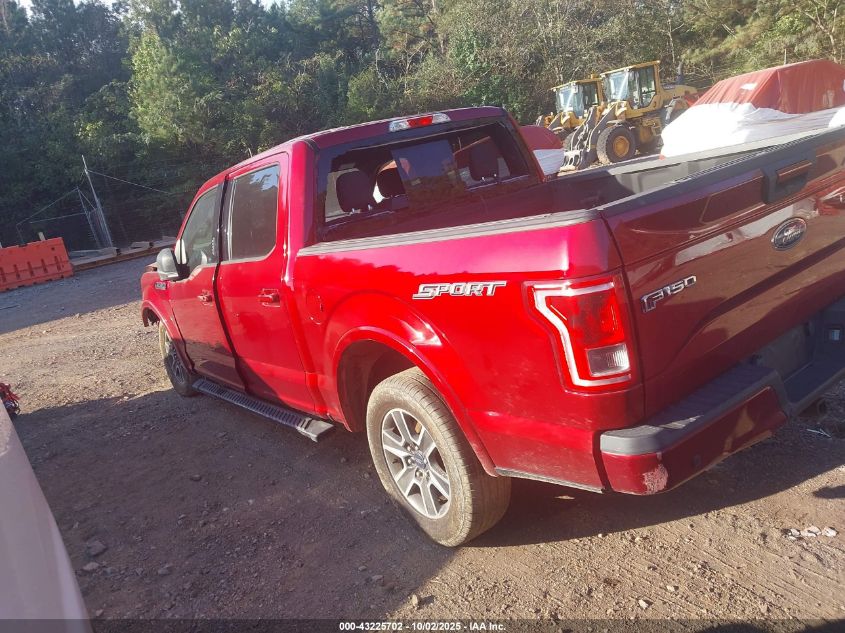 2017 Ford F-150 Xlt VIN: 1FTEW1CFXHFA92754 Lot: 43225702