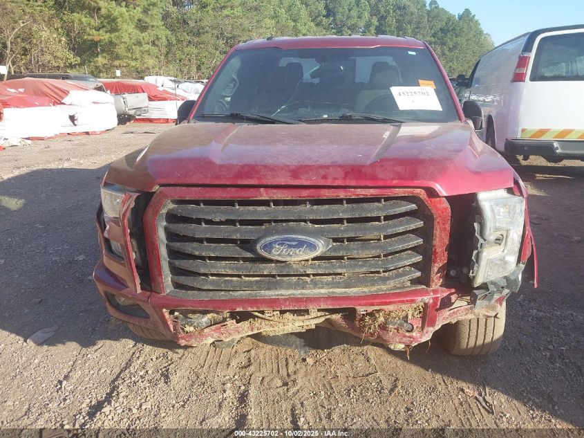 2017 Ford F-150 Xlt VIN: 1FTEW1CFXHFA92754 Lot: 43225702