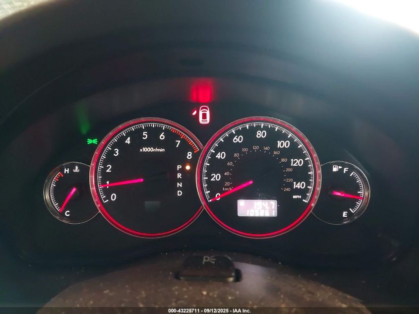 2008 Subaru Legacy 2.5I Limited VIN: 4S3BL626287221395 Lot: 43225711