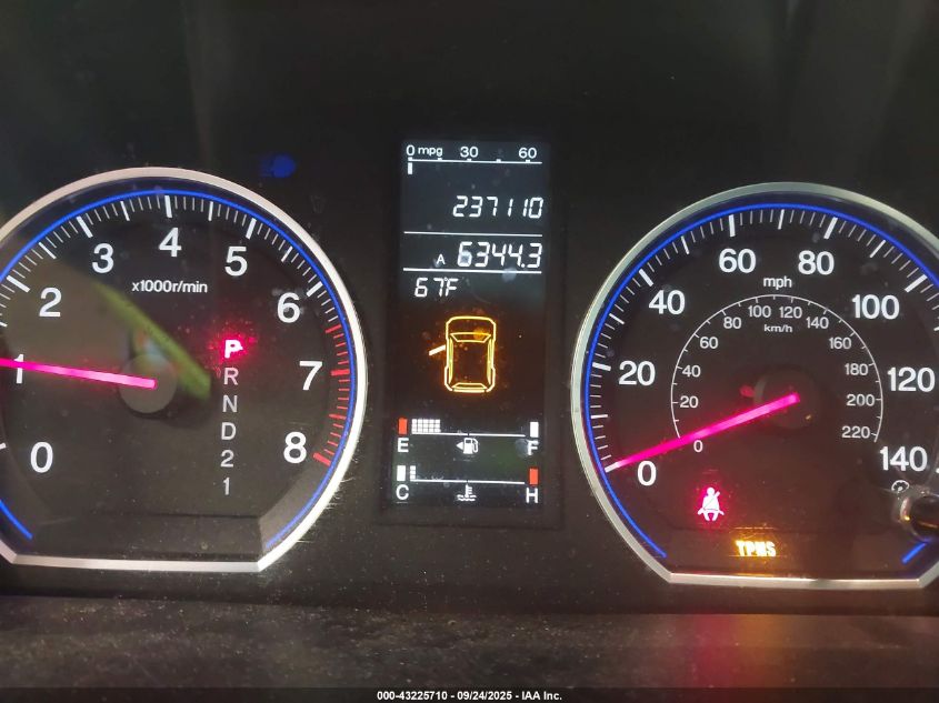 2009 Honda Cr-V Ex-L VIN: JHLRE48779C001727 Lot: 43225710