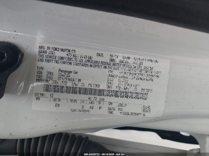 2014 Ford Focus Se VIN: 1FADP3K27EL239506 Lot: 43225723