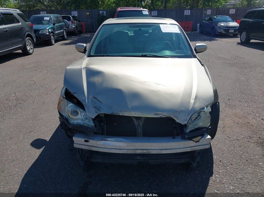 2008 Subaru Legacy 2.5I VIN: 4S3BL616087217167 Lot: 43225746