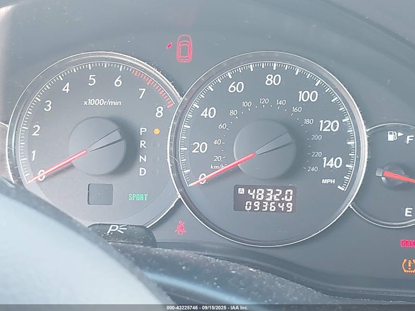 2008 Subaru Legacy 2.5I VIN: 4S3BL616087217167 Lot: 43225746