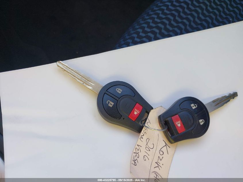 2016 Nissan Versa Note S (Sr)/S Plus/Sl/Sr/Sv VIN: 3N1CE2CP1GL377245 Lot: 43225795