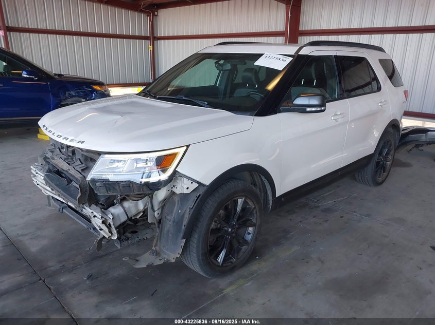 2017 Ford Explorer Xlt white other gasoline 1FM5K8D85HGD54531 photo #3