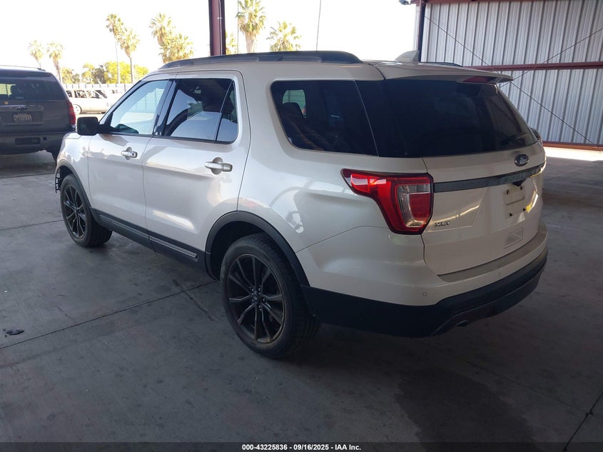 2017 Ford Explorer Xlt white other gasoline 1FM5K8D85HGD54531 photo #4