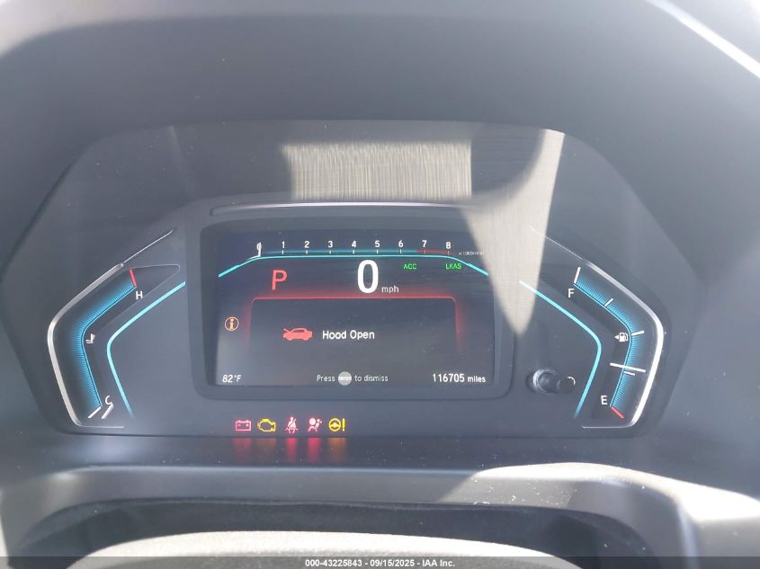 2019 Honda Odyssey Ex-L VIN: 5FNRL6H7XKB096727 Lot: 43225843