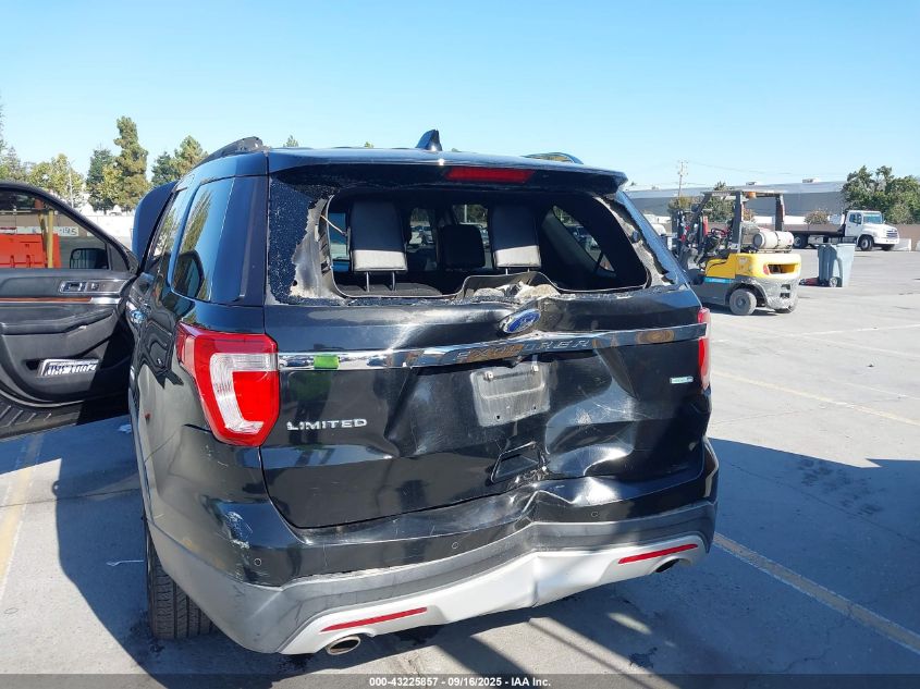 2016 Ford Explorer Limited VIN: 1FM5K8F81GGC06436 Lot: 43225857