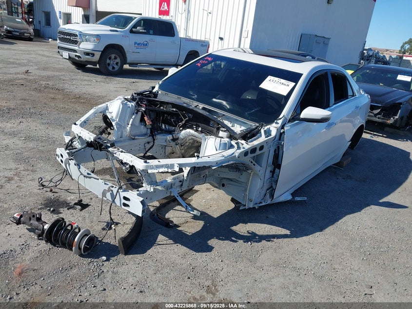 2019 Cadillac Cts-V white sedan gasoline 1G6A15S6XK0111838 photo #3