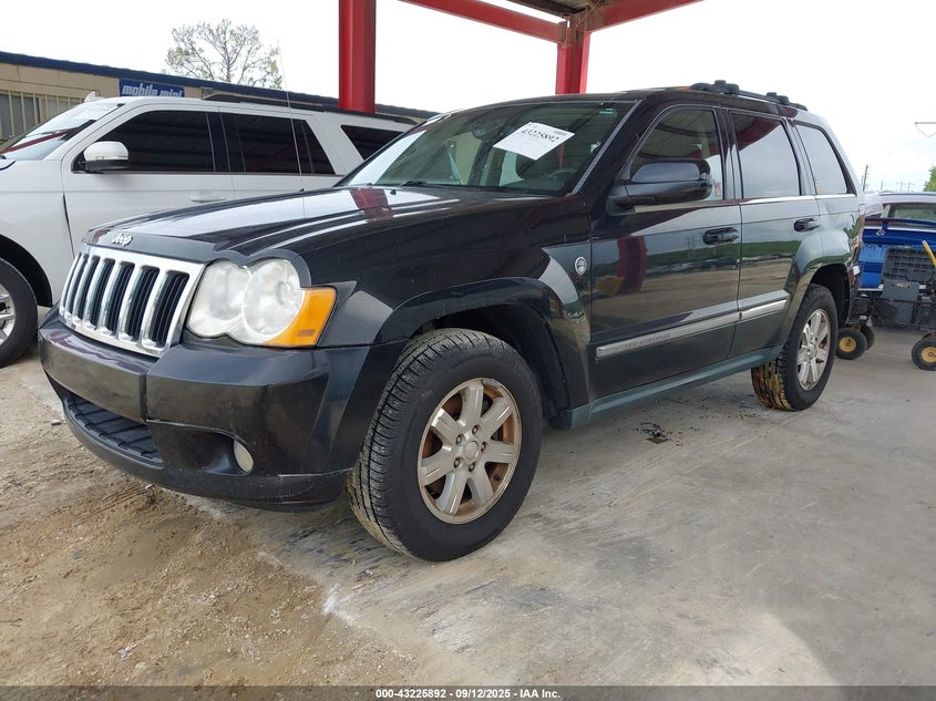 1J8HR58N98C221623 2008 JEEP GRAND CHEROKEE photo no. 2