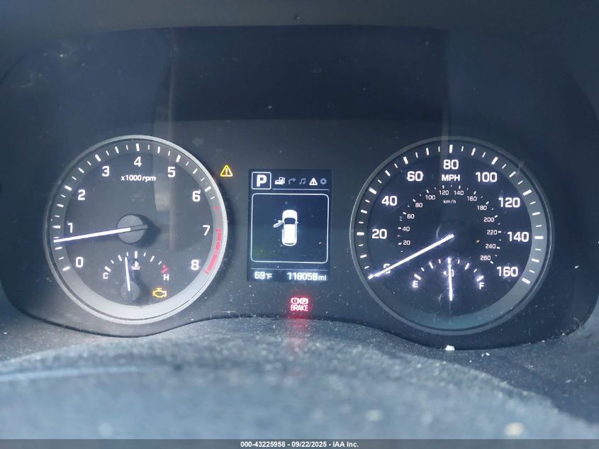 2017 Hyundai Tucson Limited VIN: KM8J3CA27HU356393 Lot: 43225958