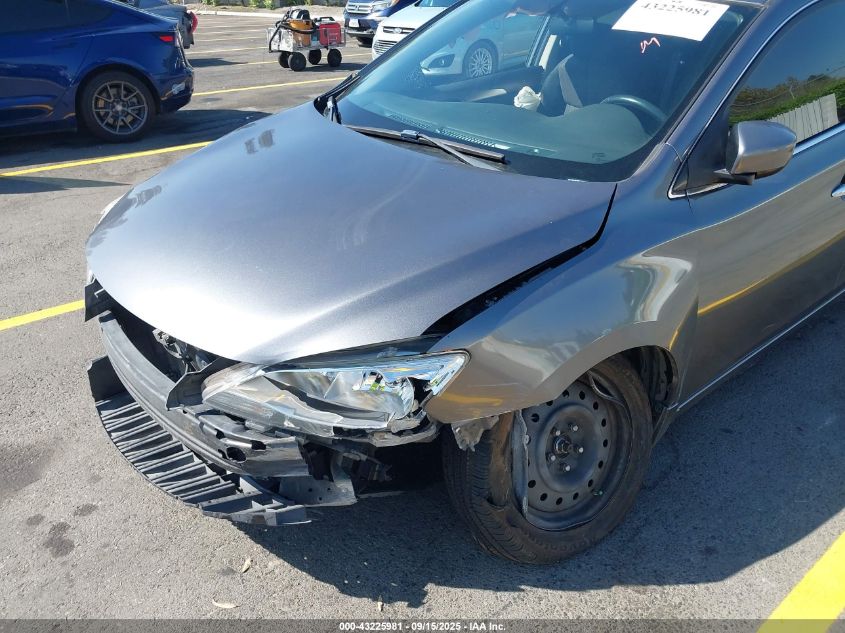 2015 Nissan Sentra Sv VIN: 3N1AB7AP9FL676822 Lot: 43225981