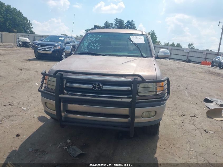 2002 Toyota Tundra Sr5 VIN: 5TBRN341X2S286090 Lot: 43226038