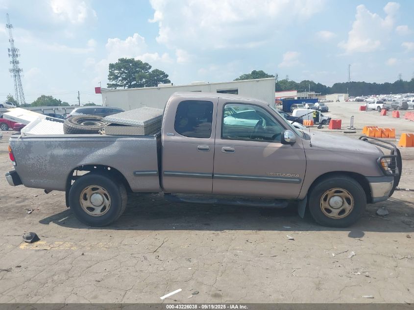 2002 Toyota Tundra Sr5 VIN: 5TBRN341X2S286090 Lot: 43226038