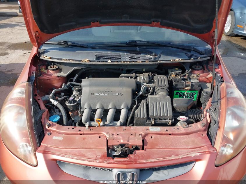 2008 Honda Fit Sport VIN: JHMGD38638S067221 Lot: 43226103