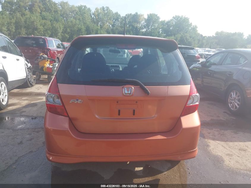 2008 Honda Fit Sport VIN: JHMGD38638S067221 Lot: 43226103