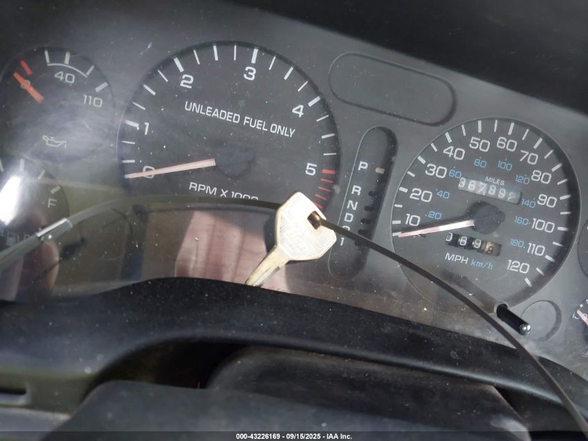 1996 Dodge Ram 1500 VIN: 1B7HC16Y5TS543690 Lot: 43226169