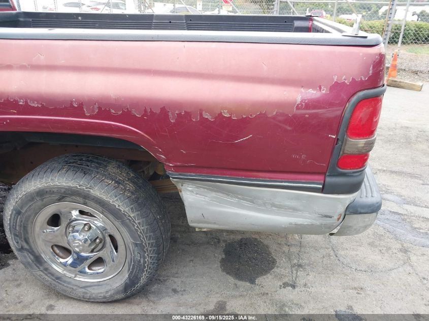1996 Dodge Ram 1500 VIN: 1B7HC16Y5TS543690 Lot: 43226169