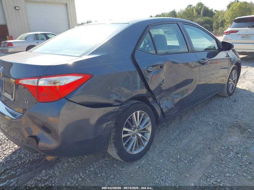 2015 Toyota Corolla Le Plus VIN: 2T1BURHE0FC280566 Lot: 43226256