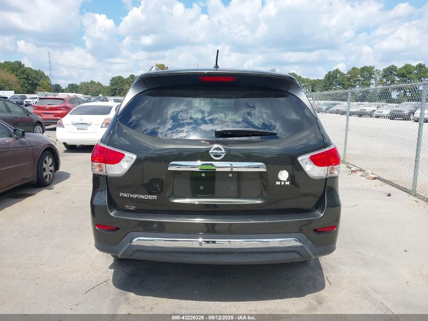 2016 Nissan Pathfinder S VIN: 5N1AR2MNXGC612075 Lot: 43226326