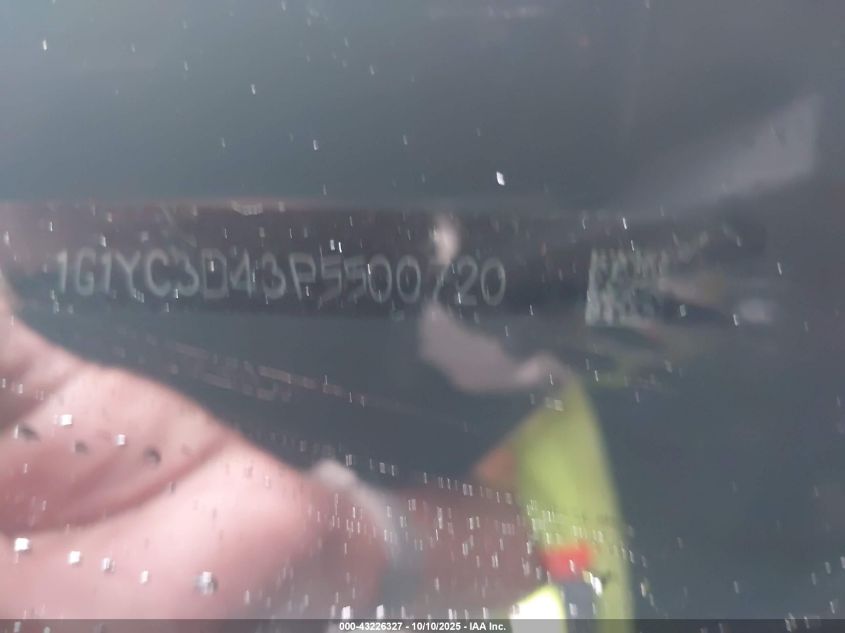 2023 Chevrolet Corvette Stingray VIN: 1G1YC3D43P5500720 Lot: 43226327