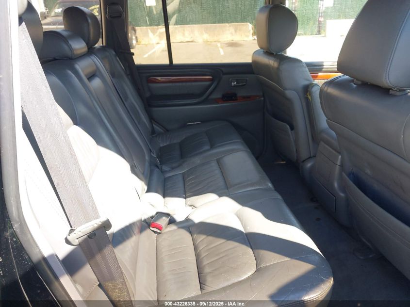 2000 Lexus Lx 470 VIN: JT6HT00W4Y0097639 Lot: 43226335