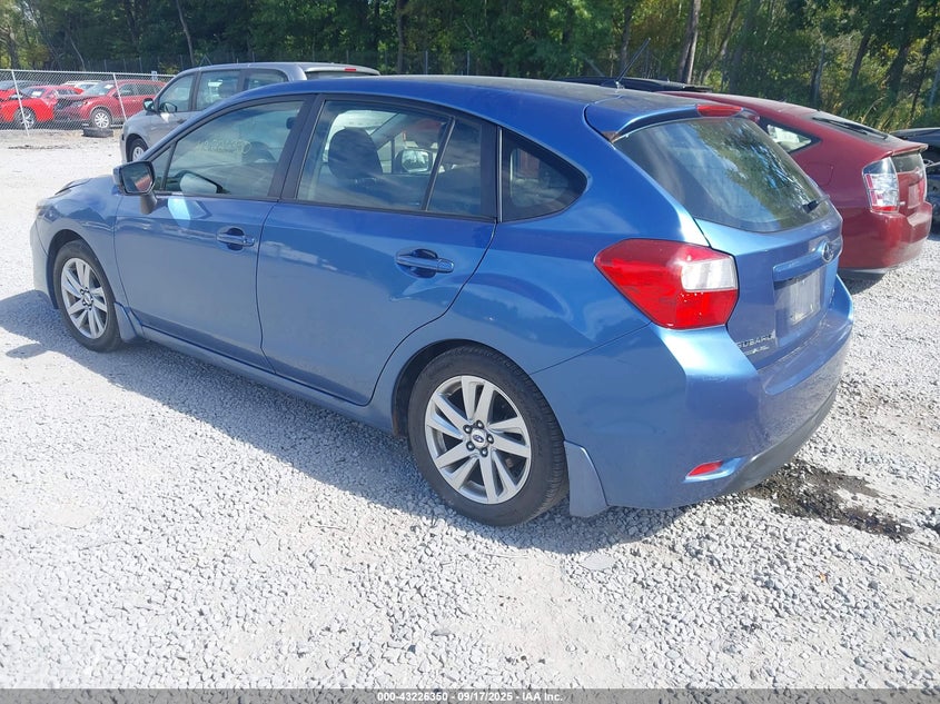 Vin: jf1gpac65fh284029, lot: 43720876, subaru impreza 2.0i premium 20153