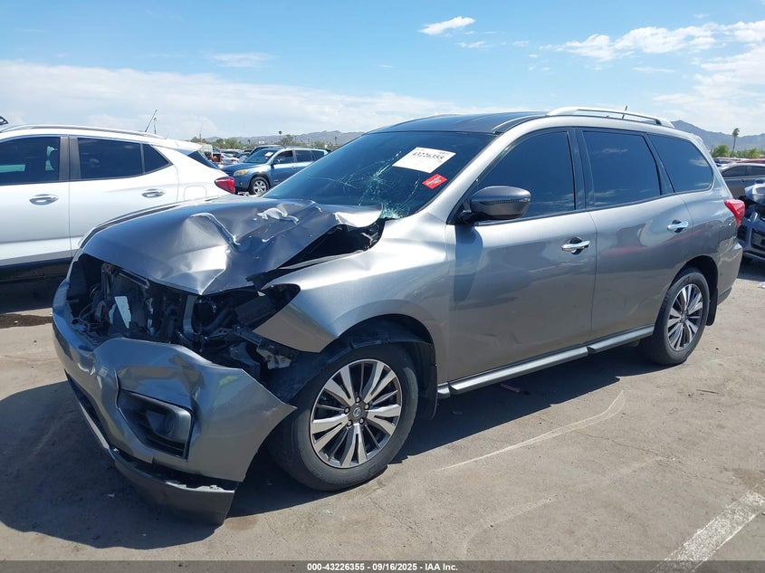2017 NISSAN PATHFINDER S 5N1DR2MN6HC669839