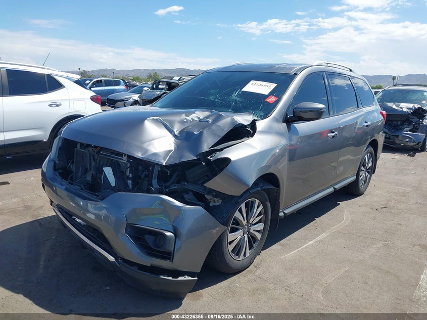 2017 NISSAN PATHFINDER S 5N1DR2MN6HC669839