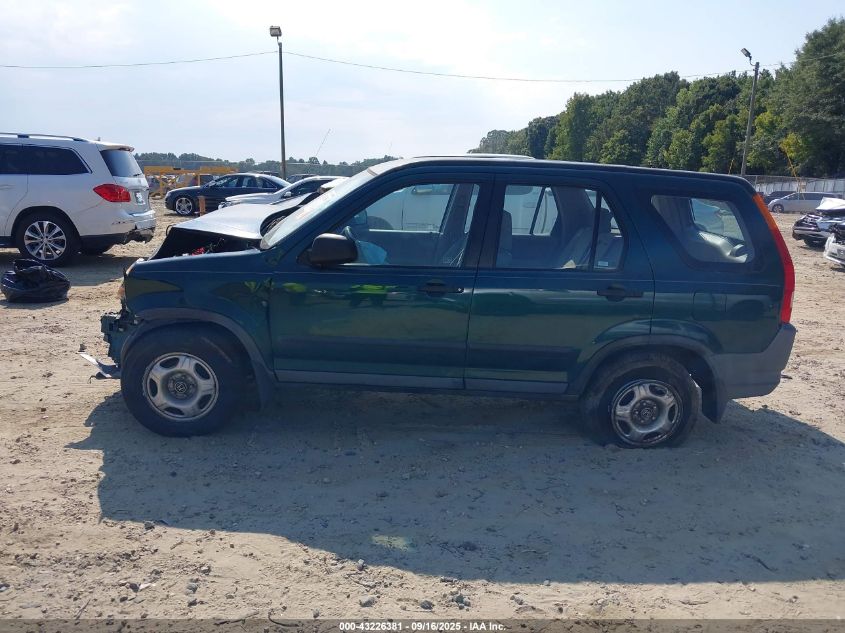 2004 Honda Cr-V Lx VIN: SHSRD68424U207687 Lot: 43226381