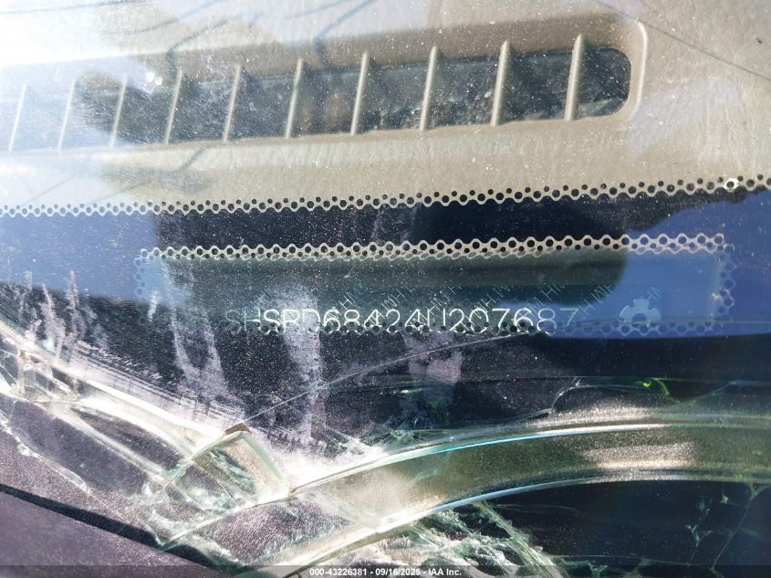 2004 Honda Cr-V Lx VIN: SHSRD68424U207687 Lot: 43226381