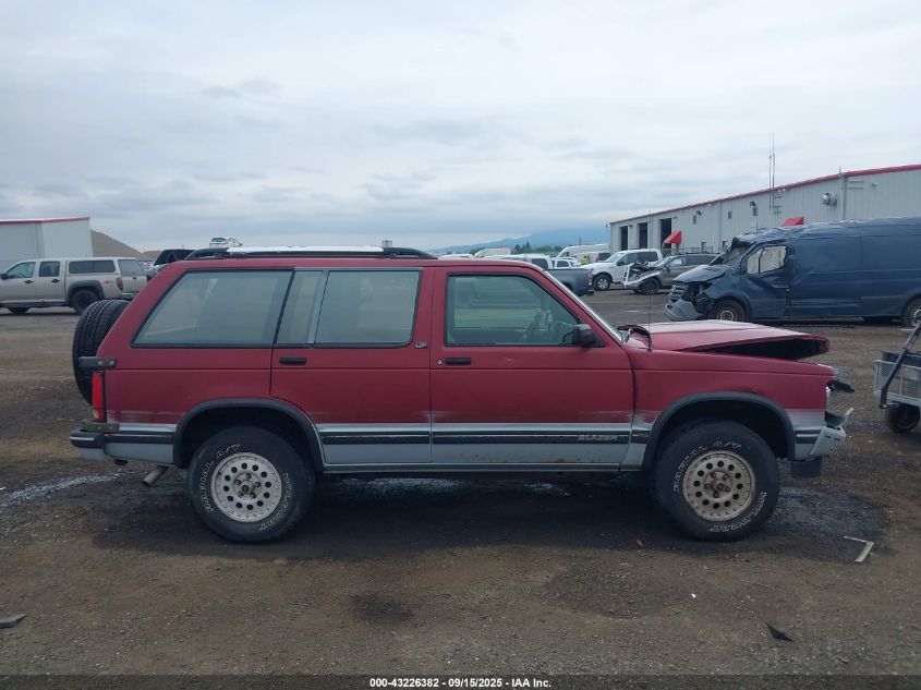 1993 Chevrolet Blazer S10 VIN: 1GNDT13W3P2205445 Lot: 43226382