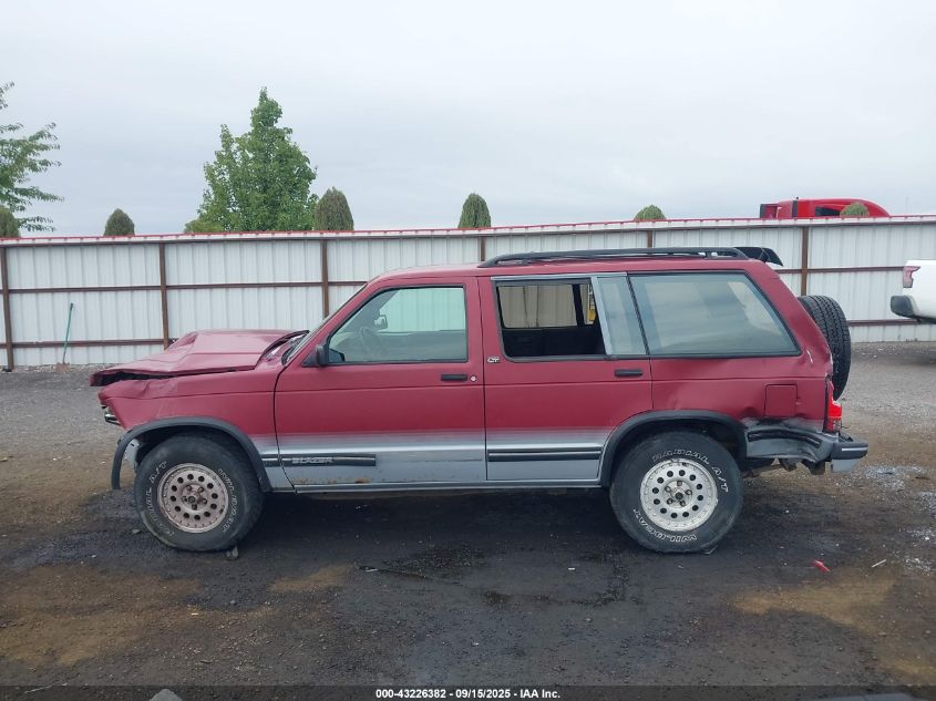 1993 Chevrolet Blazer S10 VIN: 1GNDT13W3P2205445 Lot: 43226382