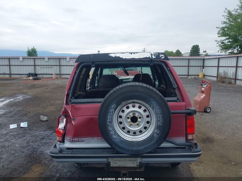 1993 Chevrolet Blazer S10 VIN: 1GNDT13W3P2205445 Lot: 43226382