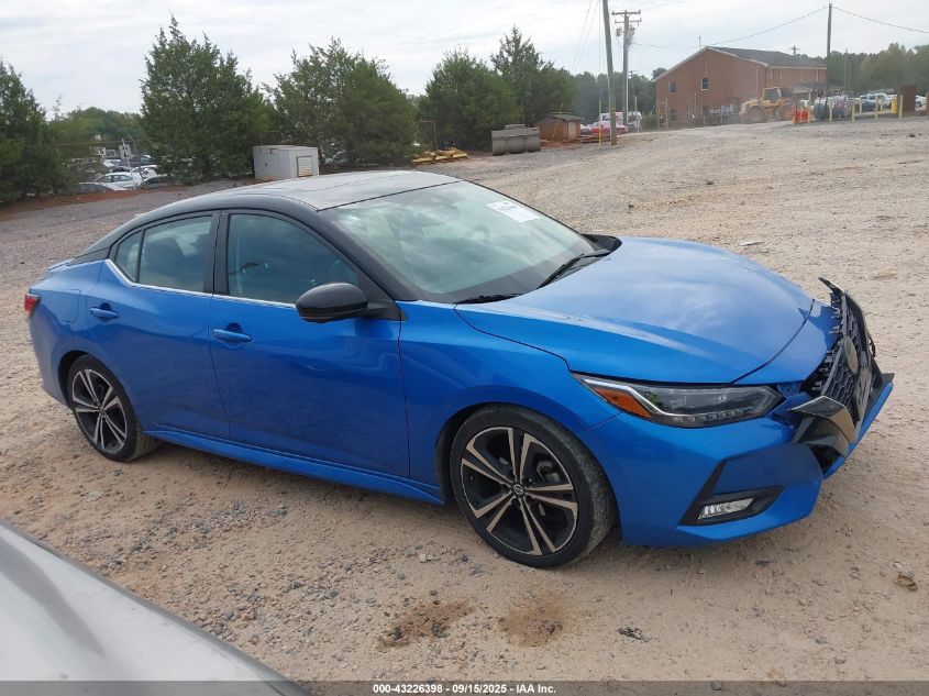 2021 Nissan Sentra Sr Xtronic Cvt VIN: 3N1AB8DV3MY205796 Lot: 43226398