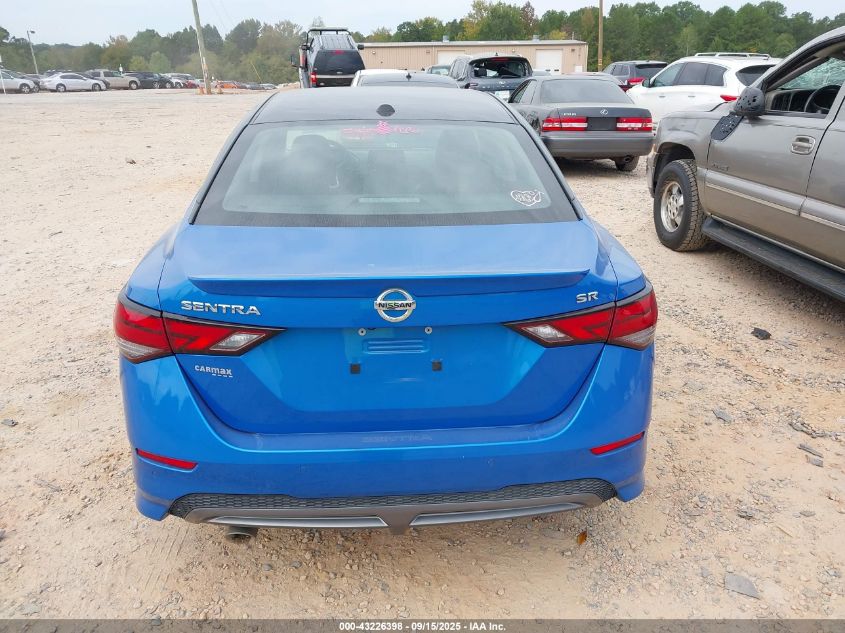 2021 Nissan Sentra Sr Xtronic Cvt VIN: 3N1AB8DV3MY205796 Lot: 43226398