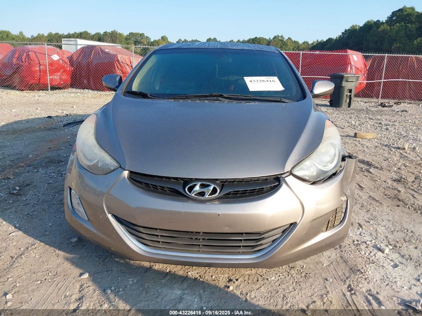 2013 Hyundai Elantra Gls VIN: 5NPDH4AE1DH163115 Lot: 43226416