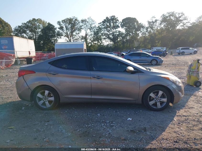 2013 Hyundai Elantra Gls VIN: 5NPDH4AE1DH163115 Lot: 43226416