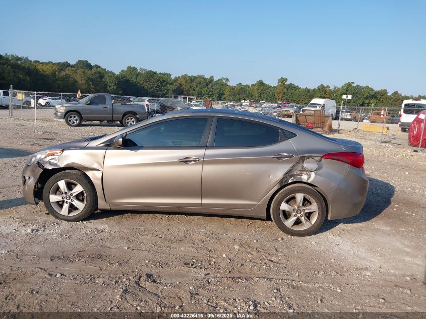 2013 Hyundai Elantra Gls VIN: 5NPDH4AE1DH163115 Lot: 43226416