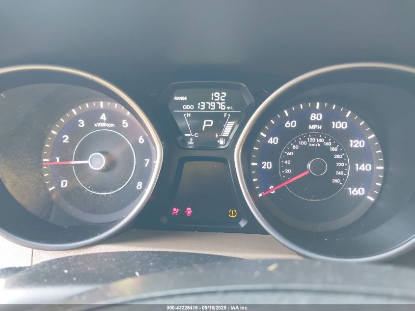 2013 Hyundai Elantra Gls VIN: 5NPDH4AE1DH163115 Lot: 43226416