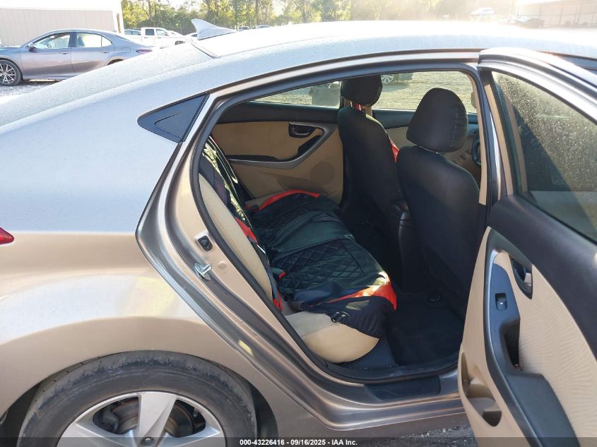 2013 Hyundai Elantra Gls VIN: 5NPDH4AE1DH163115 Lot: 43226416