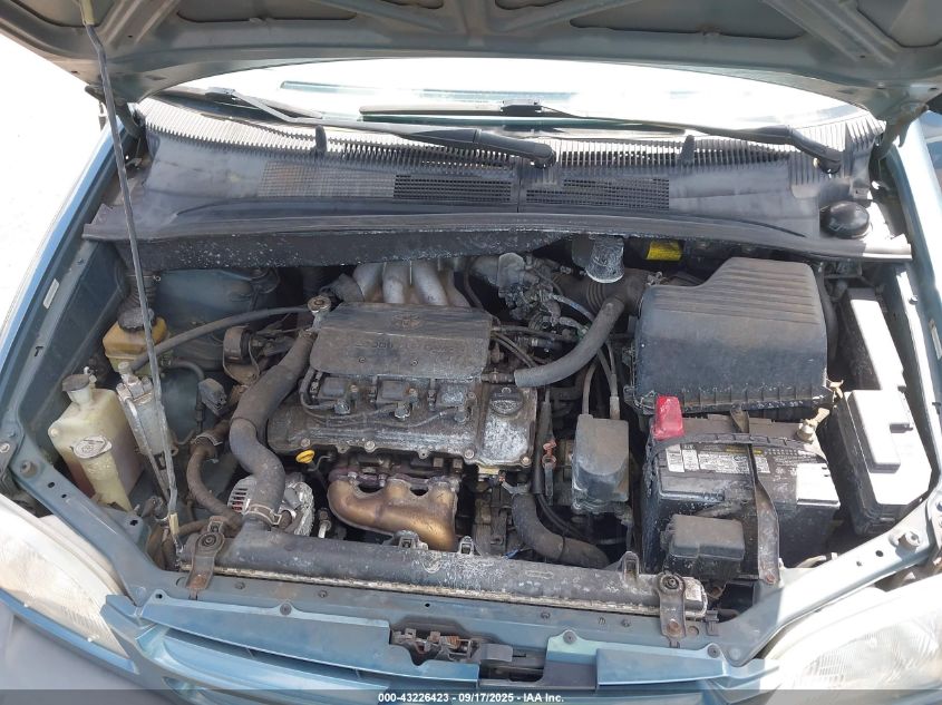 2000 Toyota Sienna Le VIN: 4T3ZF13C9YU262706 Lot: 43226423