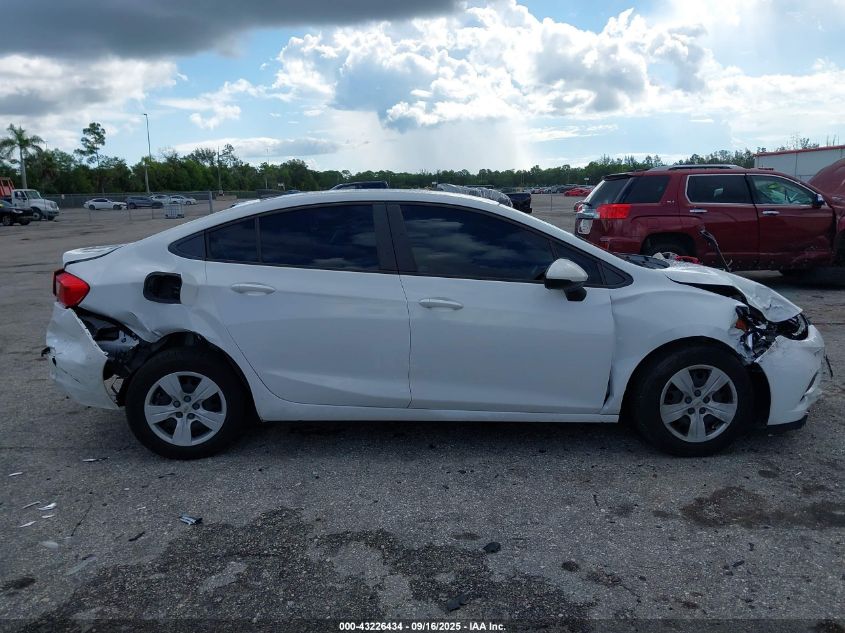 2018 Chevrolet Cruze Ls Auto VIN: 1G1BC5SM6J7191924 Lot: 43226434