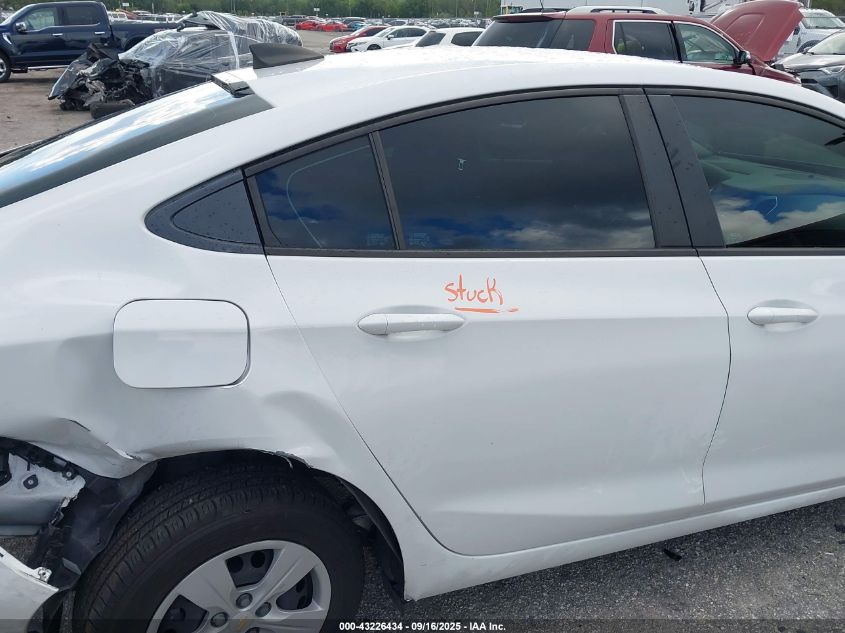 2018 Chevrolet Cruze Ls Auto VIN: 1G1BC5SM6J7191924 Lot: 43226434