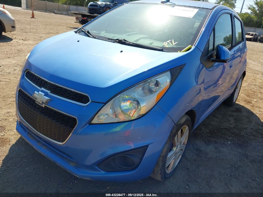 2013 Chevrolet Spark 1Lt Auto VIN: KL8CD6S92DC610074 Lot: 43226477