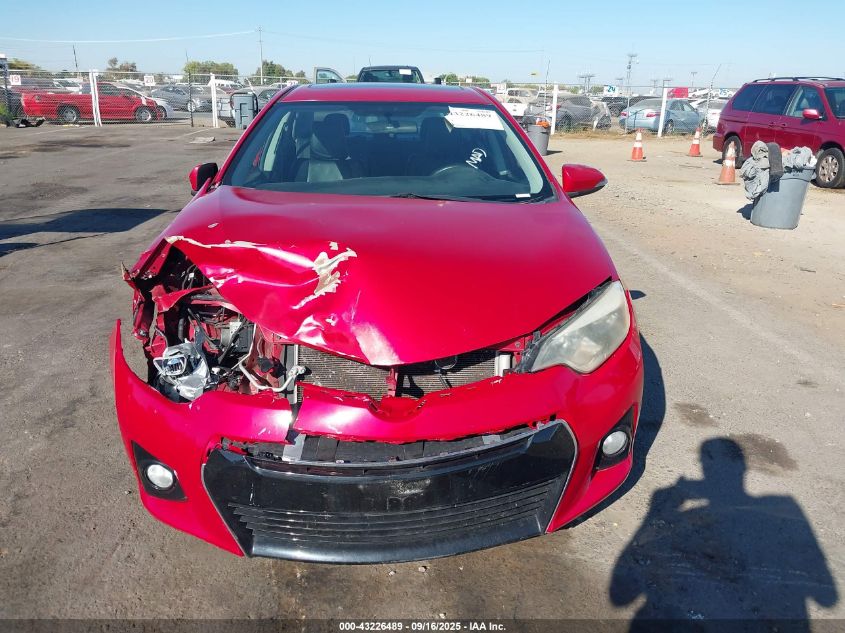 2015 Toyota Corolla S Premium VIN: 5YFBURHE7FP273727 Lot: 43226489