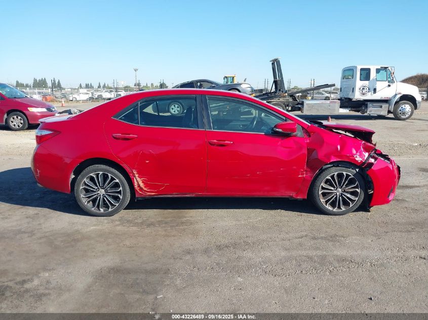 2015 Toyota Corolla S Premium VIN: 5YFBURHE7FP273727 Lot: 43226489