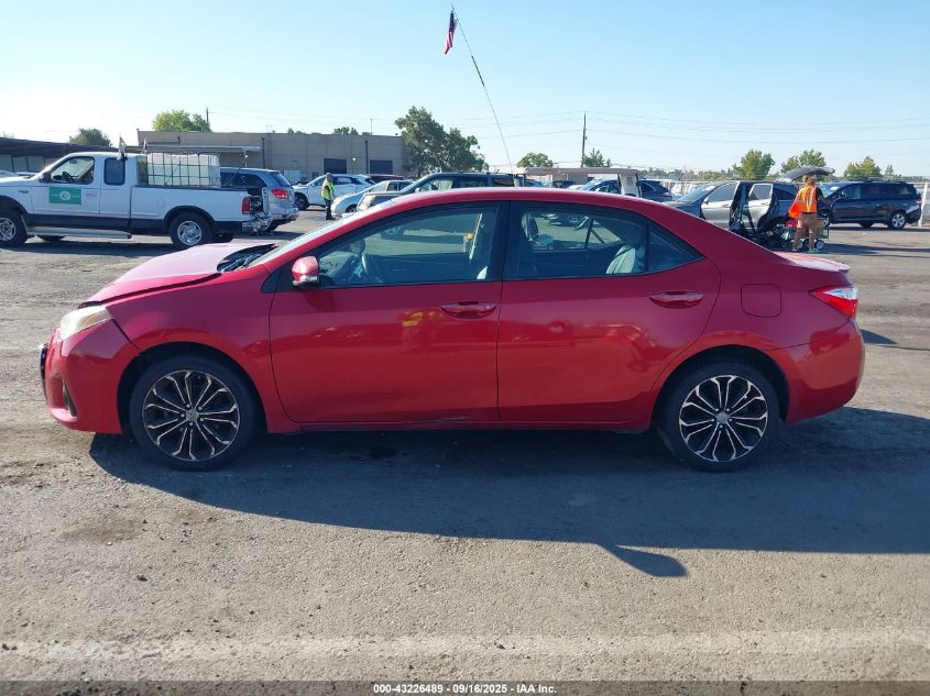 2015 Toyota Corolla S Premium VIN: 5YFBURHE7FP273727 Lot: 43226489