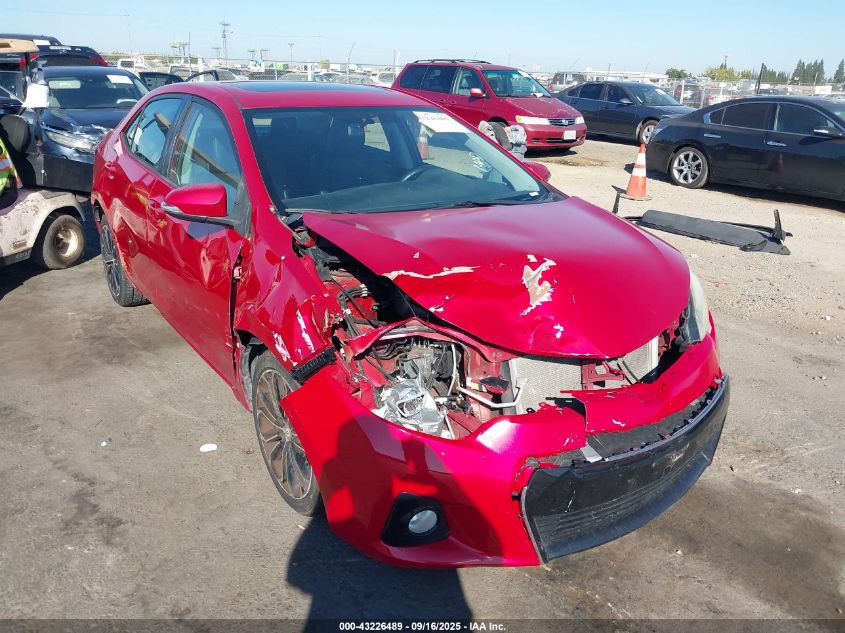 2015 Toyota Corolla S Premium VIN: 5YFBURHE7FP273727 Lot: 43226489